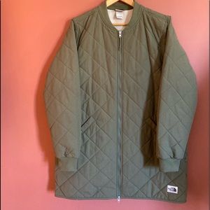 The north face quilted parka